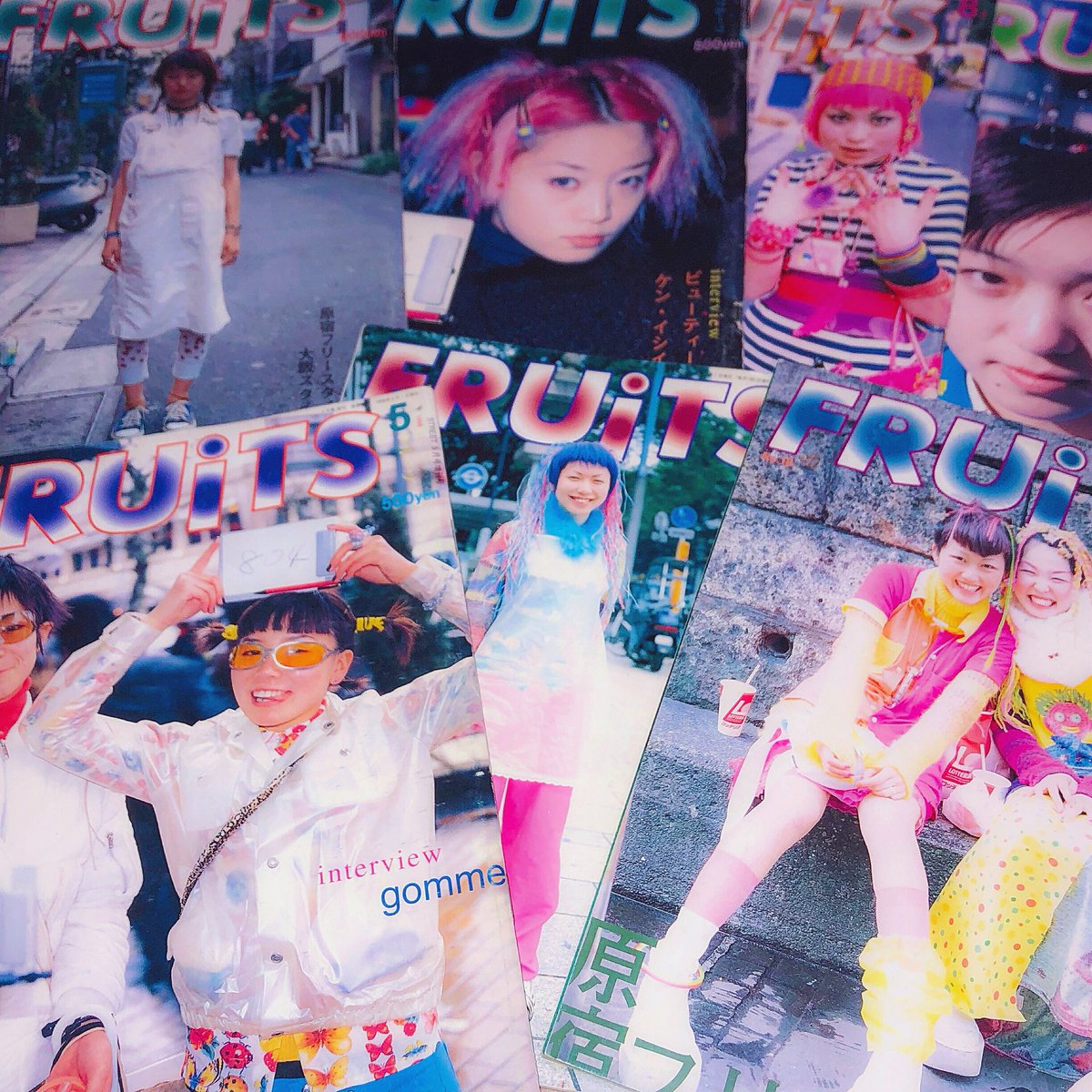先日 原宿にて 雑誌 FRUiTSU バックナンバーを販売する 催しがあり