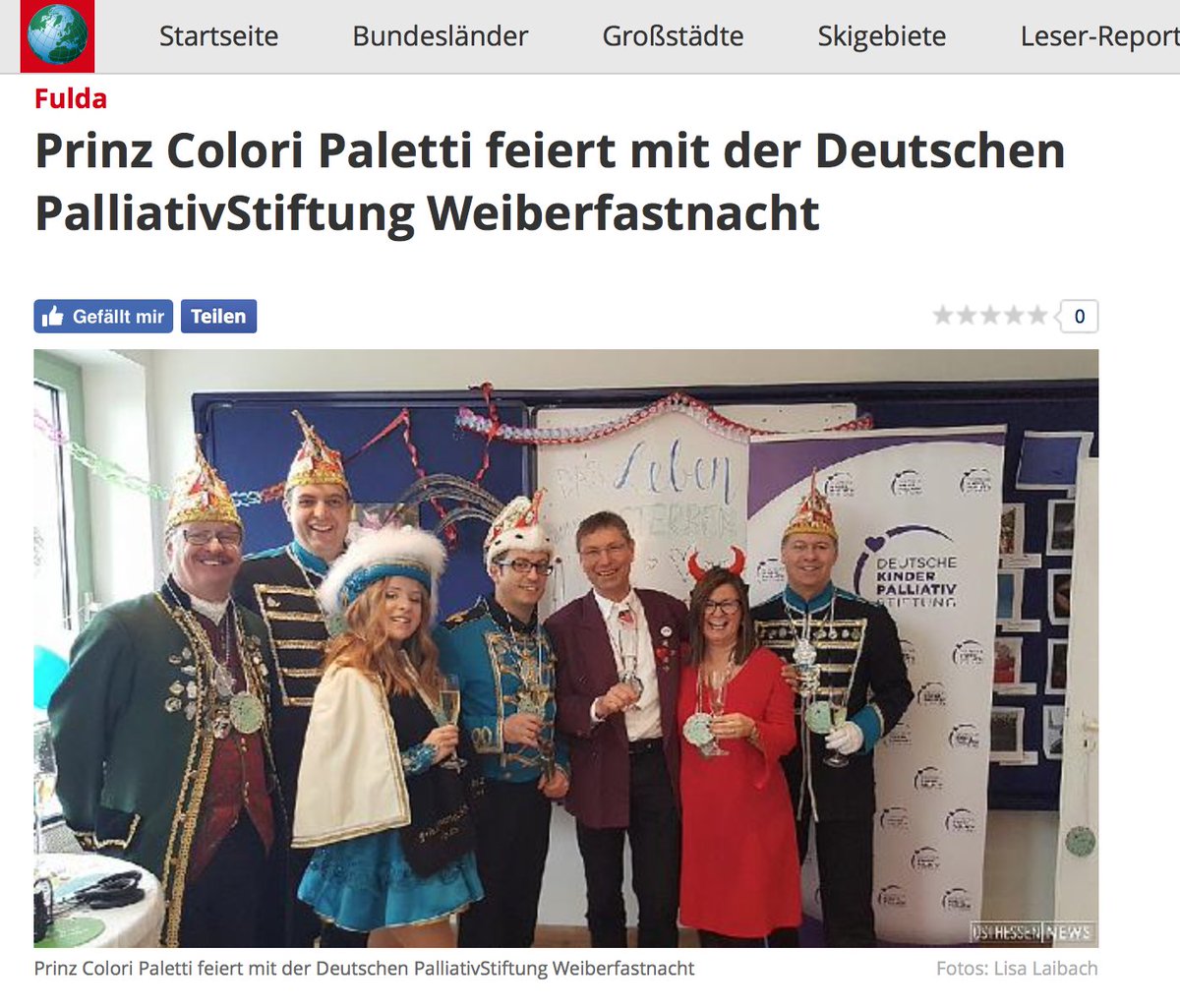 #Weiberfastnacht bei uns im Stiftungsbüro :) Und <a href="/focusonline/">FOCUS online</a> berichtet darüber 🎉 bit.ly/2EvXGNv