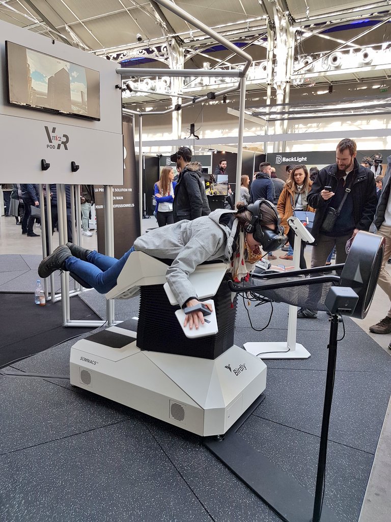 Virtuality, le salon de la réalité virtuelle à Paris. #VR is in the air ! virtuality-paris.com #Virtuality2018 <a href="/104paris/">CENTQUATRE-PARIS</a>