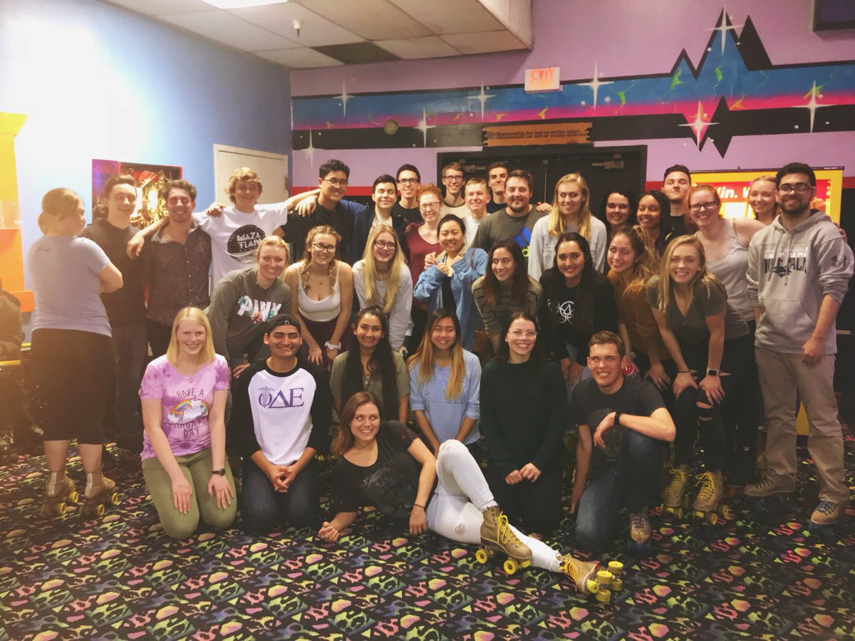 phidereno's tweet photo. NV Alpha hit the rink last night, and (though with a few tough falls) we had a fantastic time! #PhiDE #PhiDEReno https://t.co/Doc8VHFndD