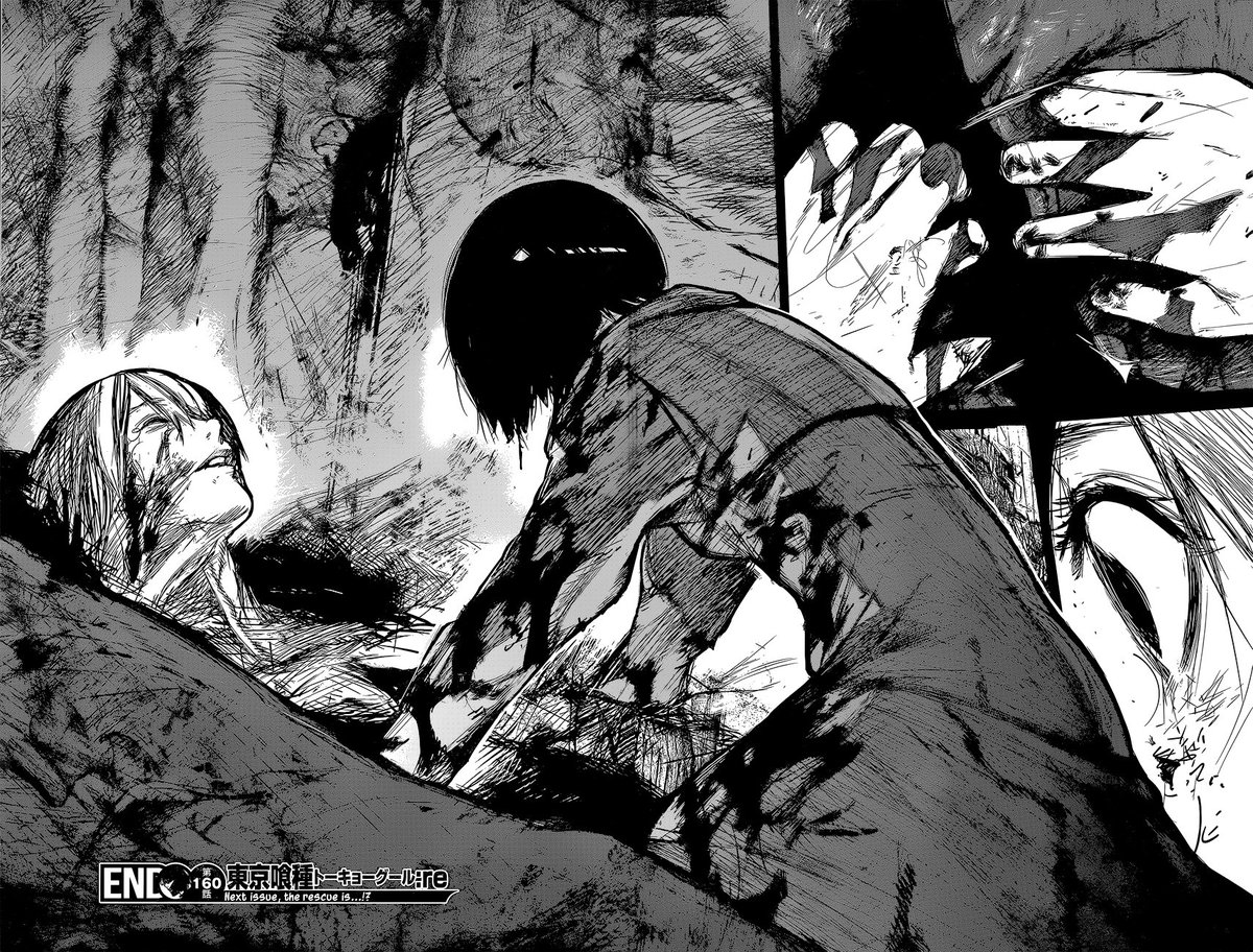 R3 B R0 K Holy Shit The Chapter 160 Of Tokyo Ghoul Re Touka Finally Found Kaneki Read Here Silent But Epic Chapter As Chapter 145 T Co Ina7xqmewj Tokyoghoulre160 T Co Fyohqfvb3m