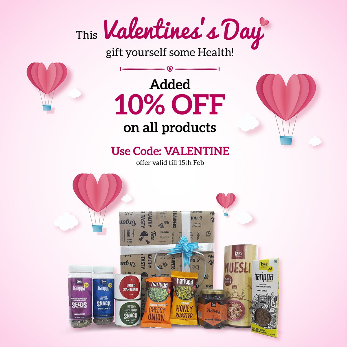 trueelements's tweet photo. This Valentine's Day, love yourself more than anybody else.

#TrueElements #AncientBitesModernTaste #WeekendVibes #ValentinesDay https://t.co/ow4xZ444Od