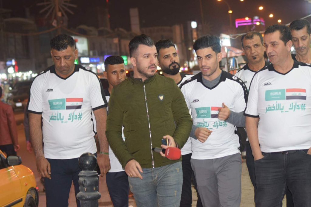 استمرار حملة #دارك_يالأخضر في شوارع البصره من قبل شباب البصره مع القنوات الفضائيه