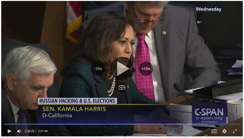 (66) And what the HECK good is it to have California Communist COMRADE KAMALA asking pointed forensic questions about voting integrity checks? WHY NOT JUST INVITE SOME RUSSIANS and let THEM ask those spirit-of-Stalin questions about vote-counting specifics? FOX IN THE HEN-HOUSE.