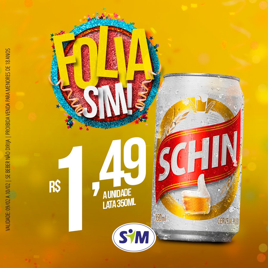 PostosSIM's tweet photo. Já garantiu a gelada do carnaval?
Corre que ainda dá tempo 😱 Vem pro #FoliaSIM! https://t.co/gsNScqMR3D