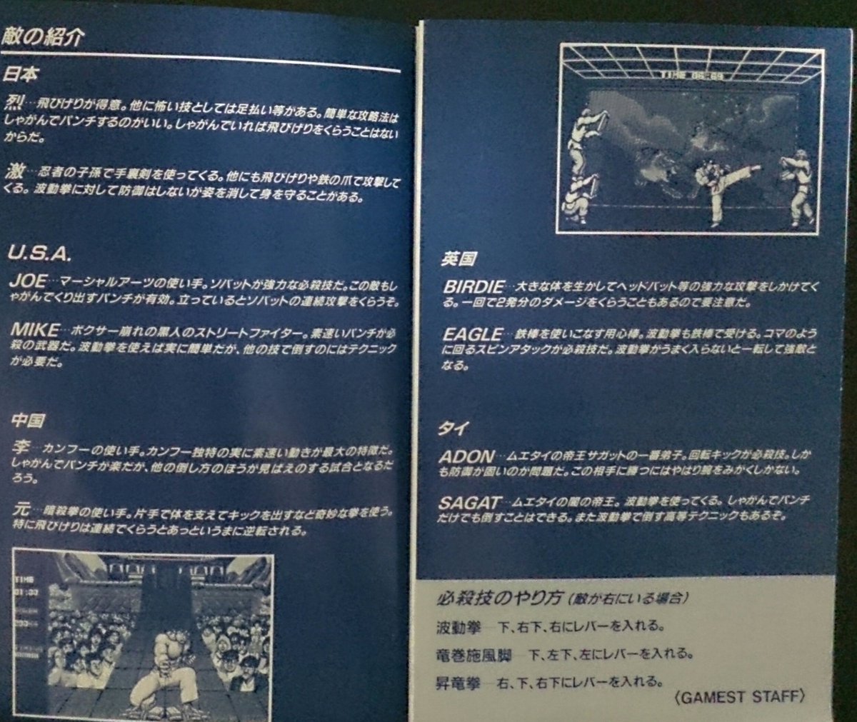 タイドラ ストリートファイター30周年おめでとうございました 当時の攻略ビデオと付属のブックレット 私物ゲームグッズ晒す