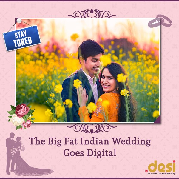 dotdesi's tweet image. Making desi weddings more tech-savvy and how! Stay tuned.