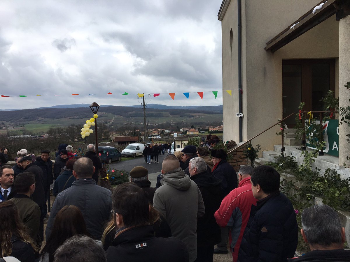 Inauguration de la Saint Vincent du Haut Maconnais a Péronne