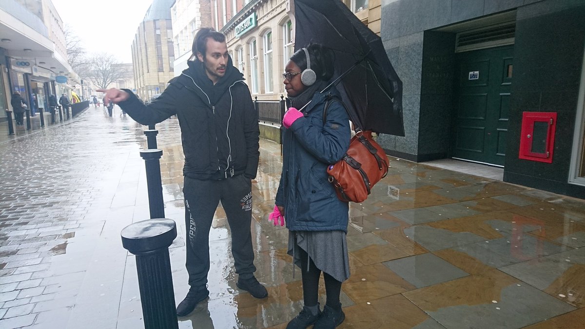 BoltonChickSave's tweet photo. Today we joined the Cube of Truth in Bolton ❤️ 

One lady in particular was horrified by what happens inside UK farms and slaughterhouses and was keen to adopt a vegan lifestyle. ❤️

Others also vowed to learn more about veganism and possibly give it a try! https://t.co/eyVCK7HpD9