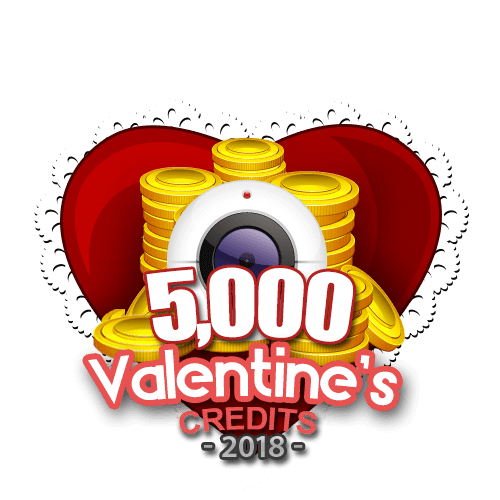 I want to thank all of my amazing fans for my shiny new Valentine's 5,000 Credits badge! https://t.c