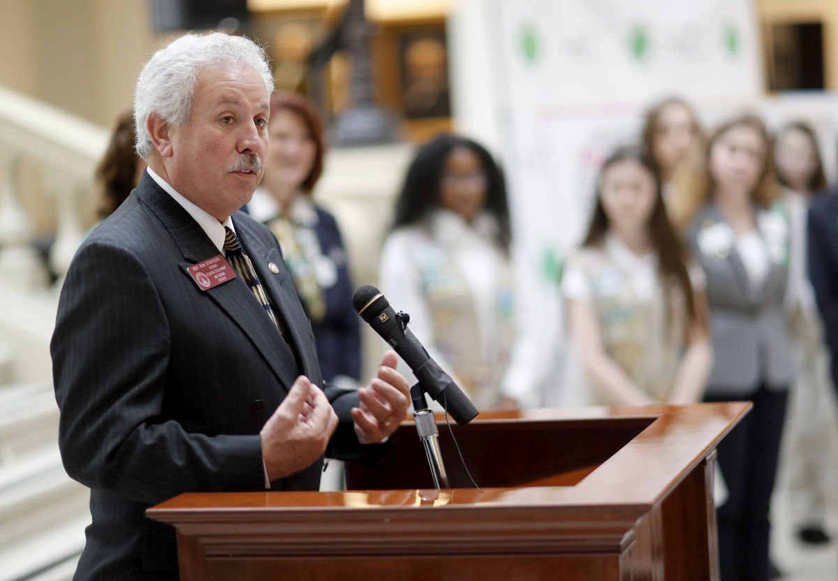 MaryCaitlinByrd's tweet photo. Girl Scouts are taking on a segregationist in the South. A Georgia lawmaker thinks they'll win. https://t.co/SAp5rg0udj #scpol #gapol #politics #JGLBridge https://t.co/J4vyF4iKgf