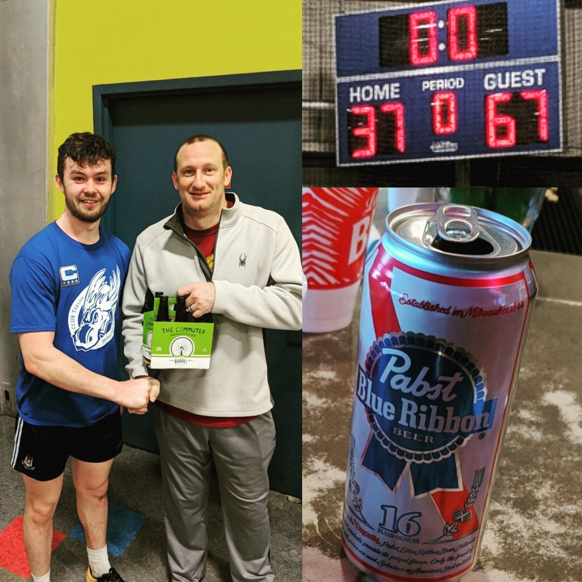 Blue defeats Grey! Blue takes its first win and hands Grey it's first defeat, 67 to 37 in the <a href="/TheClubTavern/">Club Tavern & Grill</a> Indoor League. Man of the match goes to Ross Dunford.  Thanks Wisconsin Distributors!
#Madison #hurlingclubofmadison #usgaa #heartlandusgaa #madisongaelicfootball