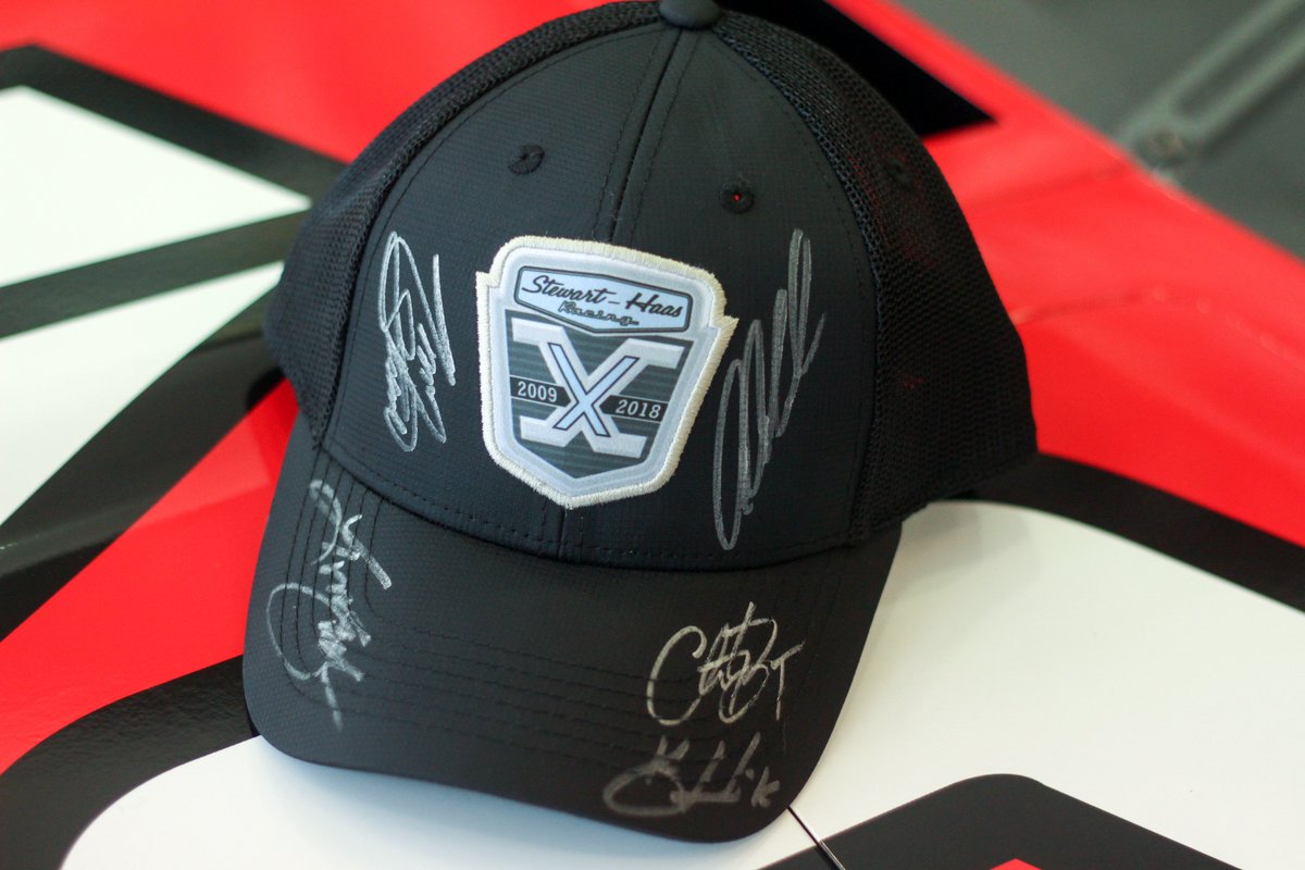 HaasFactoryTeam's tweet image. As part of our #SHRacing10Yrs celebration, we&apos;ll host a giveaway on the 10th of each month. Retweet for your chance to win a commemorative hat autographed by @TonyStewart, @KevinHarvick, @Aric_Almirola, @ClintBowyer &amp;amp; @KurtBusch. Winner chosen at 9p ET on Sun., 2/11. Good luck!