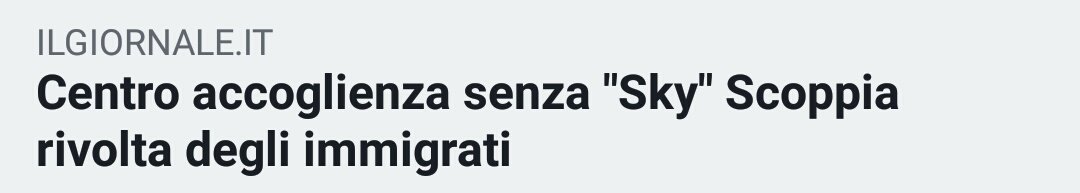 pierferdy's tweet photo. ++Centro Accoglienza senza Sky, scoppia la rivolta degli immigrati++
In un paese malato di #razzismo dei poveri ragazzi non possono nemmeno svagarsi! Che accoglienza diamo! Vergognamoci! 
@_Librandi sempre al tuo fianco per dare un futuro a questi ragazzi! https://t.co/t0zDNdq77P