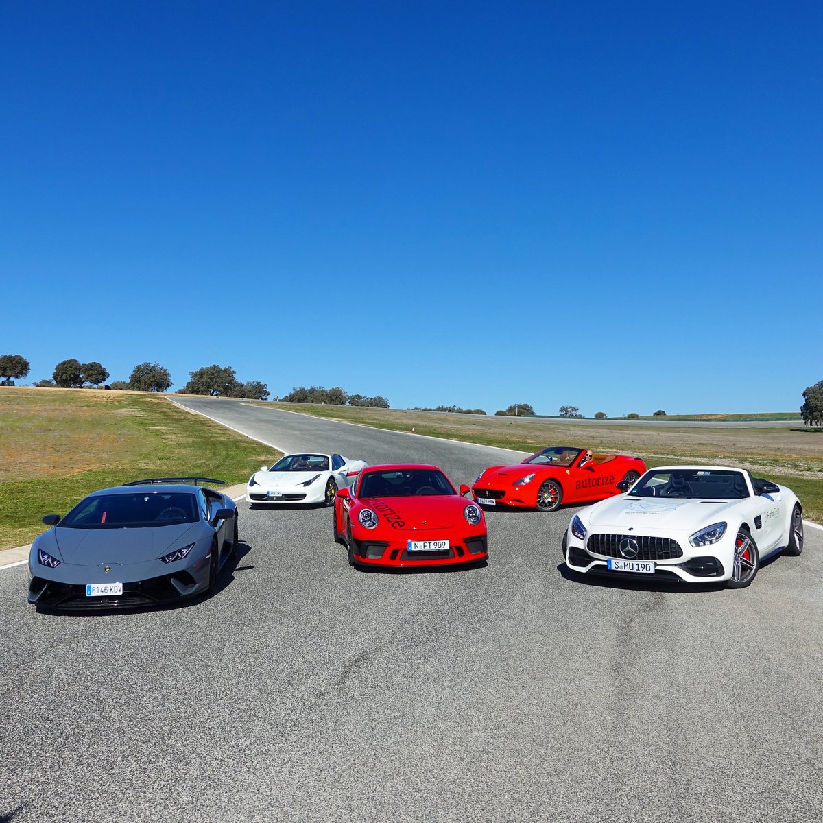 Shmee150's tweet photo. This is my idea of a dream day! Supercars and a race circuit, looking forward to sharing this video from Ascari with @autorize.io @furlantech #Lamborghini #Mercedes #Ferrari #Porsche #AutorizeIO #FurlanTech #Shmee150 #sp https://t.co/gjBvlp6YeS