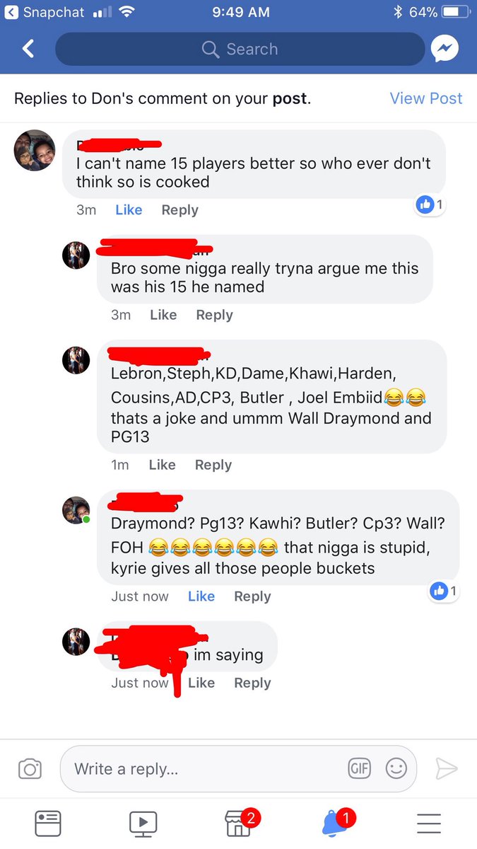 MVP_Talent's tweet photo. @224_Jay This is all i gotta say bro niggas who really watch basketball are believeing half your “15” is really grabage lmaoo like we all know cousins AD and kwhai cant guard kyrie let alone harden who plays nooo defense at all https://t.co/4Z7lmF027e