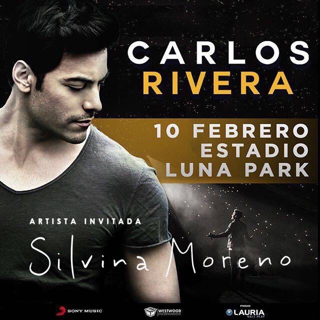 EduardoPrensa1's tweet photo. #YoCreoTour 
Esta noche en el Luna Park @_CarlosRivera cierra su gira por Argentina, ahi estaremos! Artista invitada: @silvinamusica Cc @SonyMusicArg @VictoriaZapata https://t.co/ZFntjpbUxW