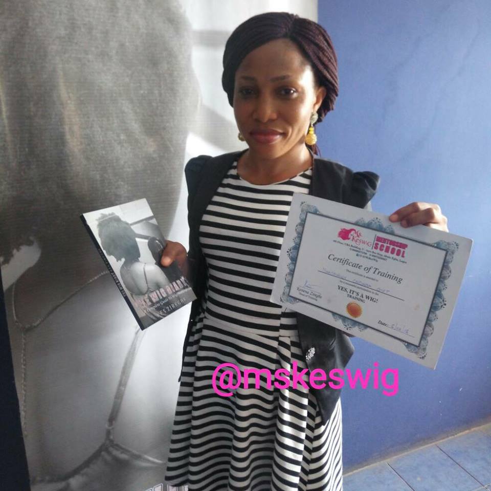 mskeswig's tweet photo. Congratulations to our wonderful student for an outstanding completion of her WIG training. She performed so well. Wish you all the best dear.
@Ms.Kes WIG Ongoing Practical Class (Day5)

Call or WhatsApp 08073230867 for class bookings
#mskeswig #thewigdiary #wigmakingclass https://t.co/AjSFTao3BD
