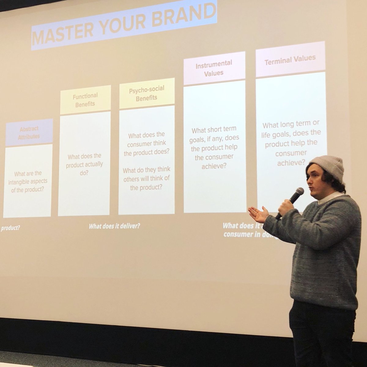 TheEntSoc's tweet photo. Our Social Media Masterclass with Christopher Cowley from @VaynerMedia 🙌🏻🔝
#livetalks #TESBootcamp https://t.co/S33x5crP0v