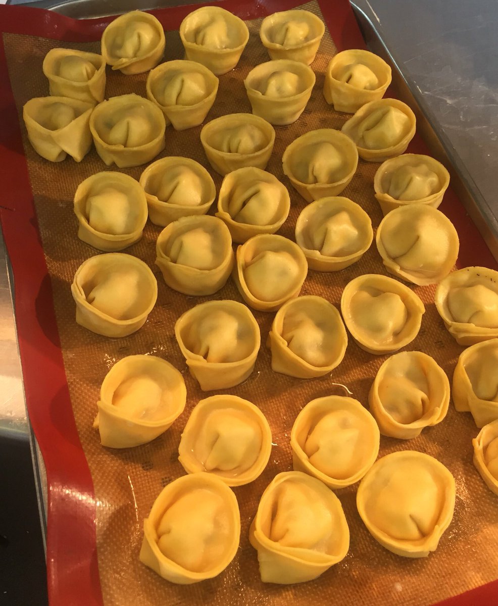 marynorth43's tweet photo. Duck tortellini on a Saturday morning- good move!!!
#fresh #pasta #menuready https://t.co/fLcPz7W6si