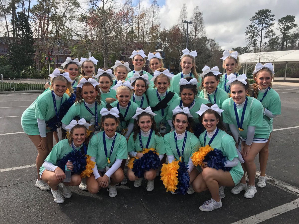 stilly_cheer's tweet photo. Wake up it’s competition day !!!!! We’re ready to hit the mat at UCA nationals in Disney World 💛💙💛 https://t.co/SqgZ3aaBIM