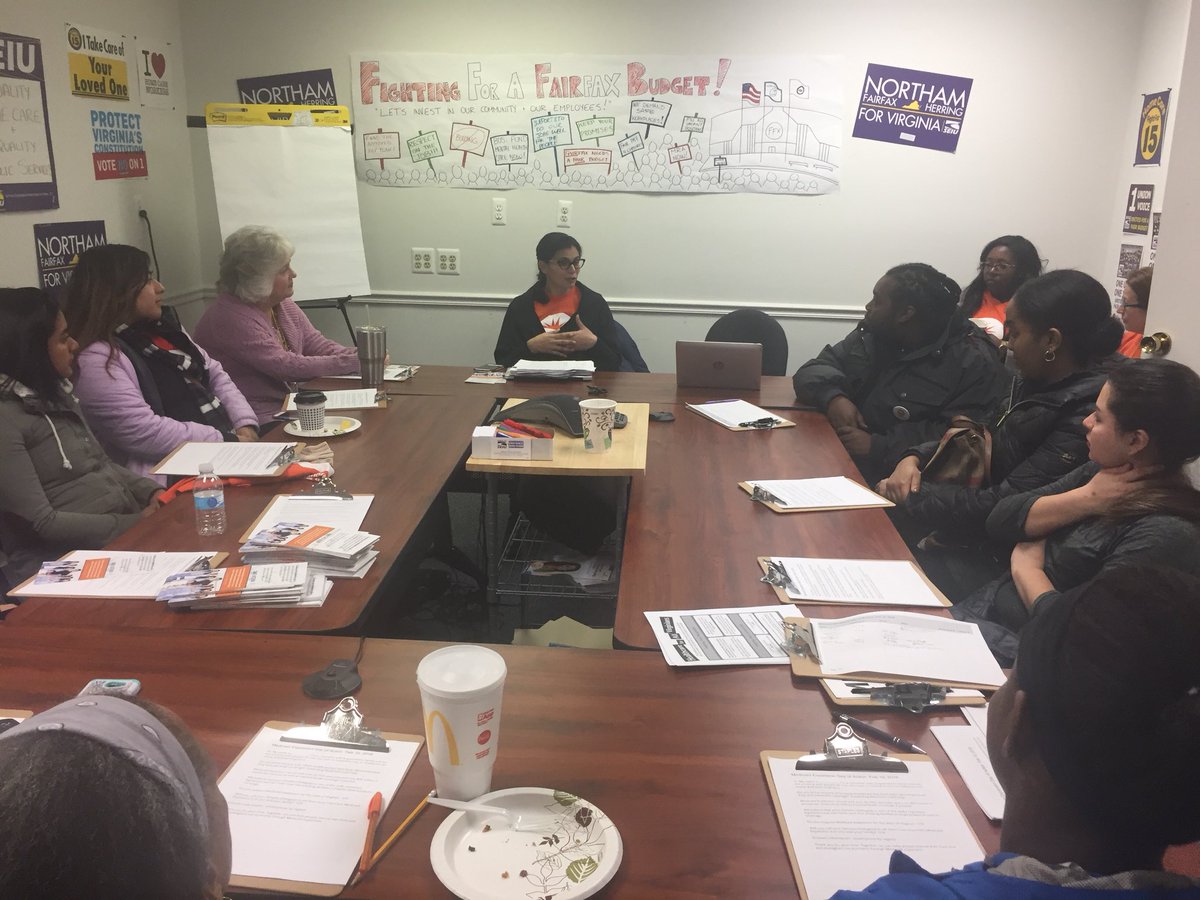 @NewVAMajority & @SEIUVA512 are training members to canvass House District 40 to tell @TimHugo to support clean #MedicaidExpansionNow #TogetherWeRise