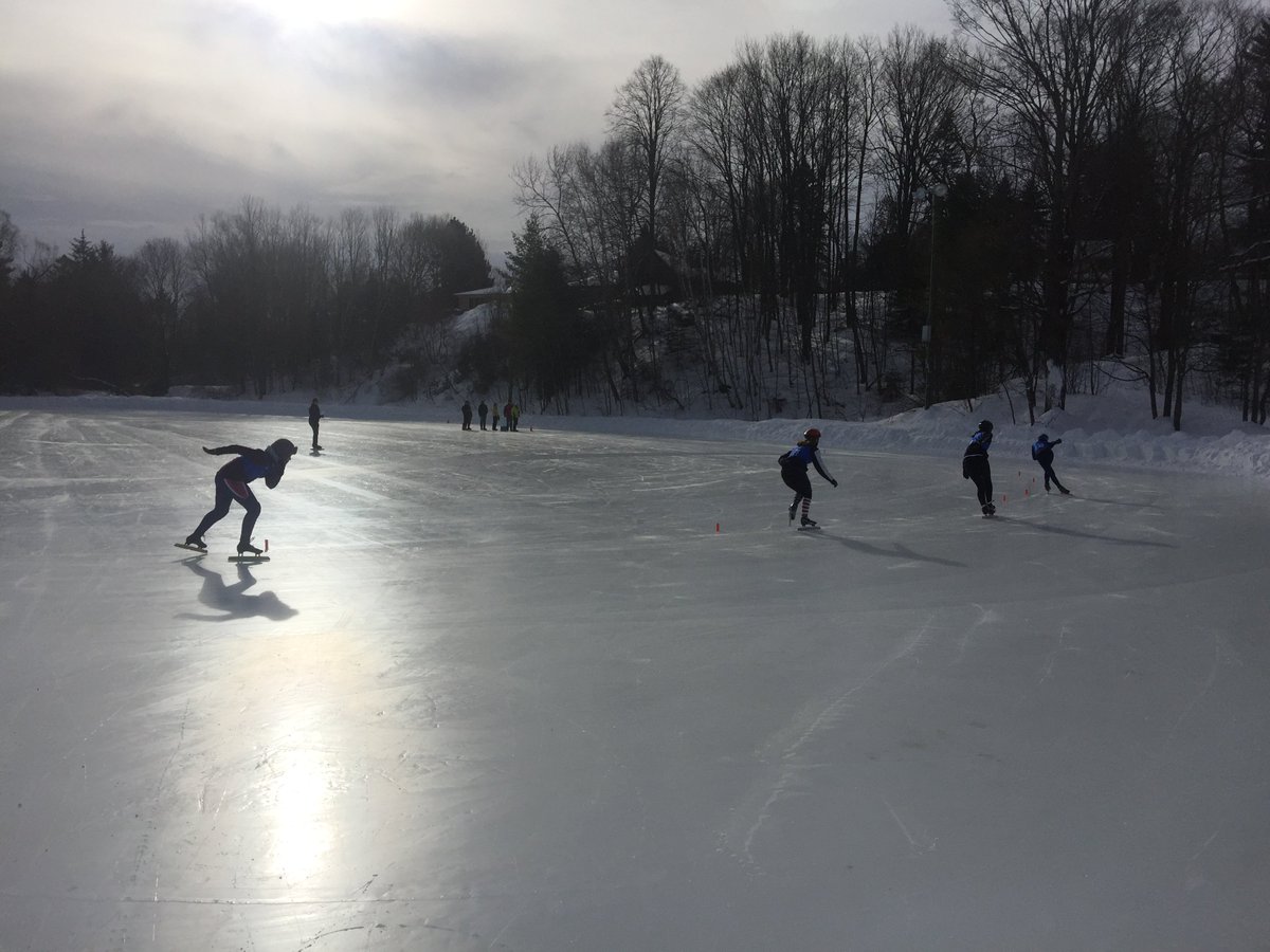 petoskeyparks's tweet photo. Speed skating meet at the WSP this morning! #ourveryownwinterolympics #Speedskate #WinterOlympics2018 https://t.co/5X0MYuFKbE