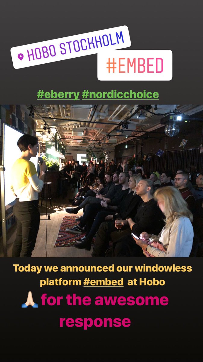 ChrLun's tweet photo. Today we announced the #embed platform. A windowless room project to create the future hotel room experience. 
https://t.co/QJpRWsQvA6 powered by #NordicChoice #projectmapping #sthlmdesignweek https://t.co/F8fMwpzLOz