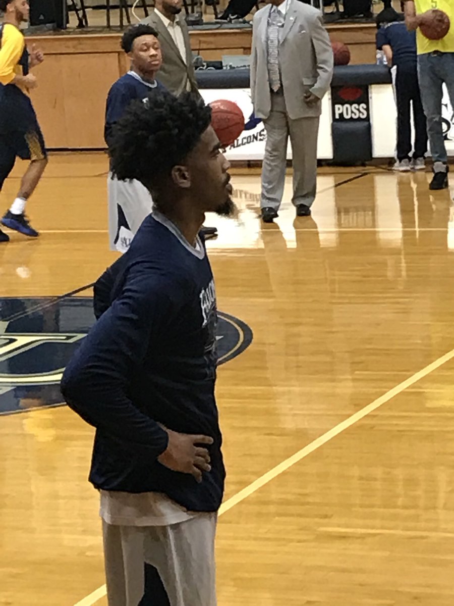 At Saint Augustine University today  to support former Blue Devil star Ishmael Baldwin against Johnson C. Smith. #alwaysabluedevil