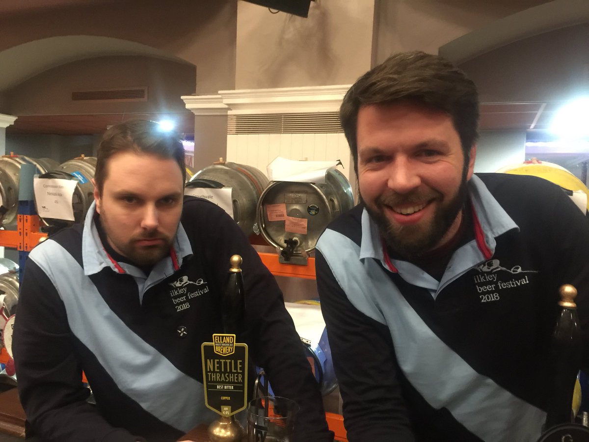 Loving #hotbarmen <a href="/IlkleyBeerFest/">Ilkley Beer Festival</a> #ilkeybeerfestival