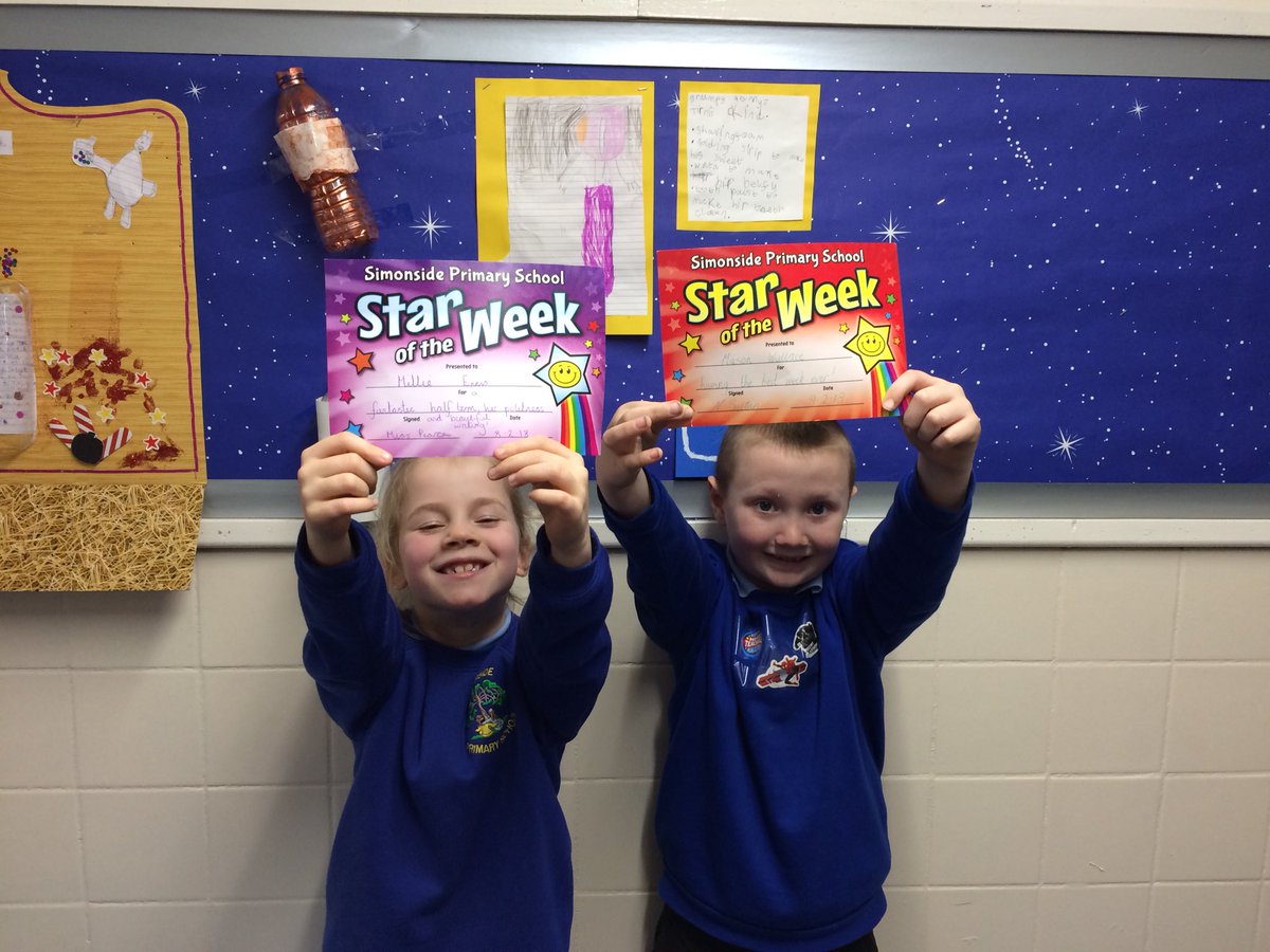 realmrslttle's tweet photo. So proud of our year 2 star pupils @simonsideschool @missnthompsonY3 @MissPearce1R #whowillwinnext https://t.co/oXiqKqMC1c