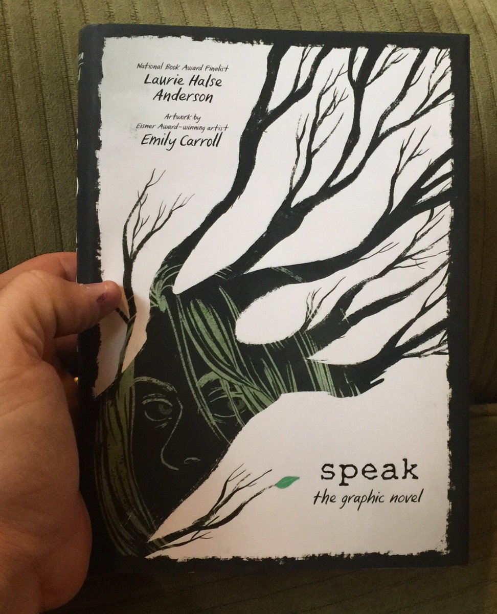 Celebrating this new version of <a href="/halseanderson/">Laurie Halse Anderson</a>’s SPEAK. Not-so-quiet campaign to see this into readers’ hands. Your RT helps. #SpeakLoudly