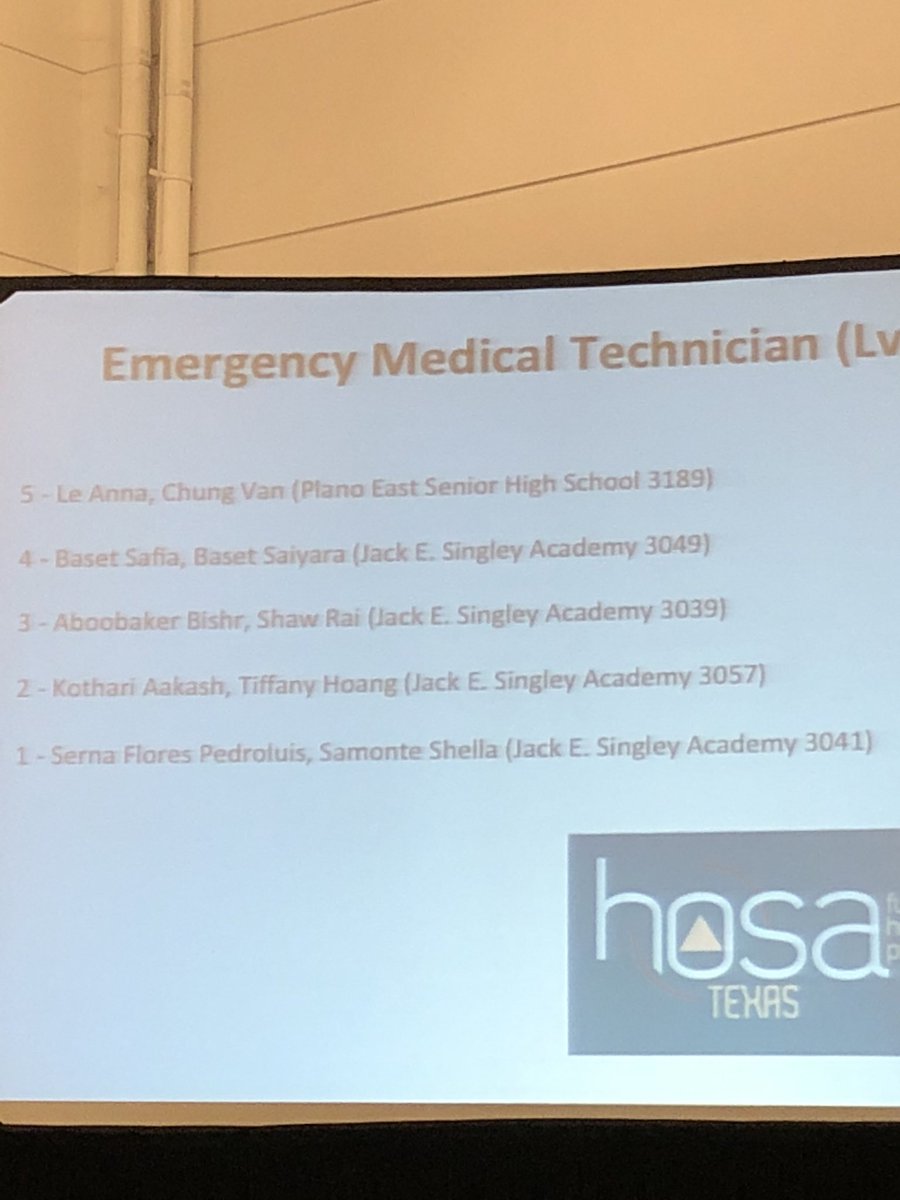 tiffvnyduong's tweet photo. SINGLEY MADE A FULL SWEEP FOR EMT!!!!!!! IM CRYING IM SO HAPPY MY FRIENDS ARE REALLY GOING TO STATE!!!!!!!!!! https://t.co/p2nLOrhFpE