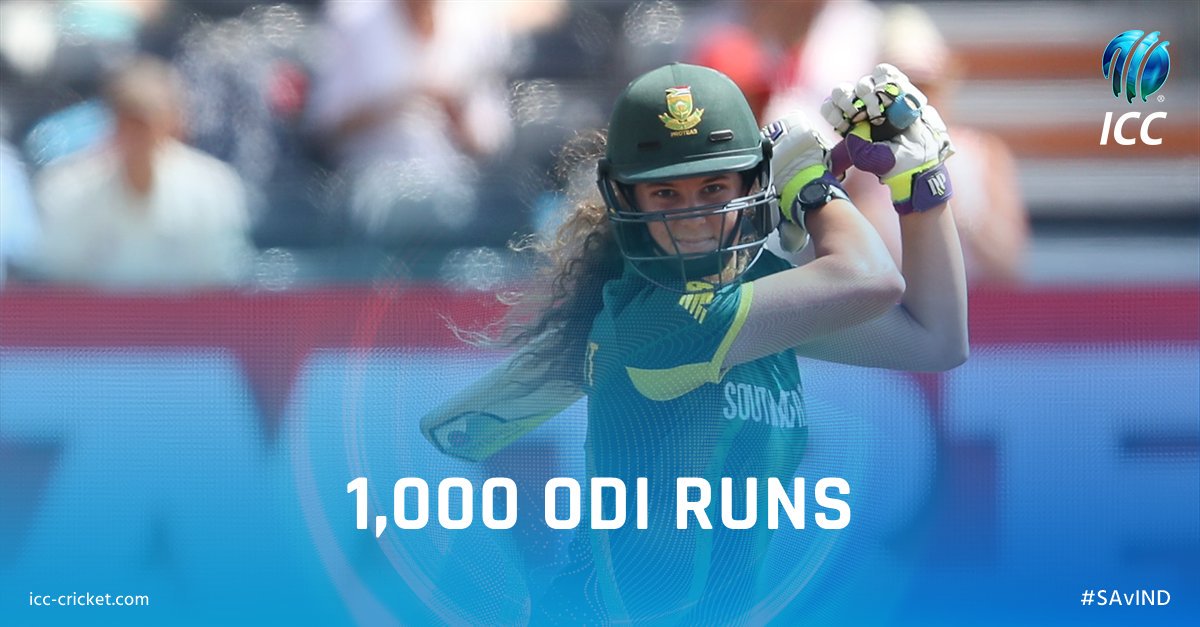 You're a champ <a href="/LauraWolvaardt/">Laura Wolvaardt</a> Congrats on this achievement, definitely only the first of MANY Milestones to come...