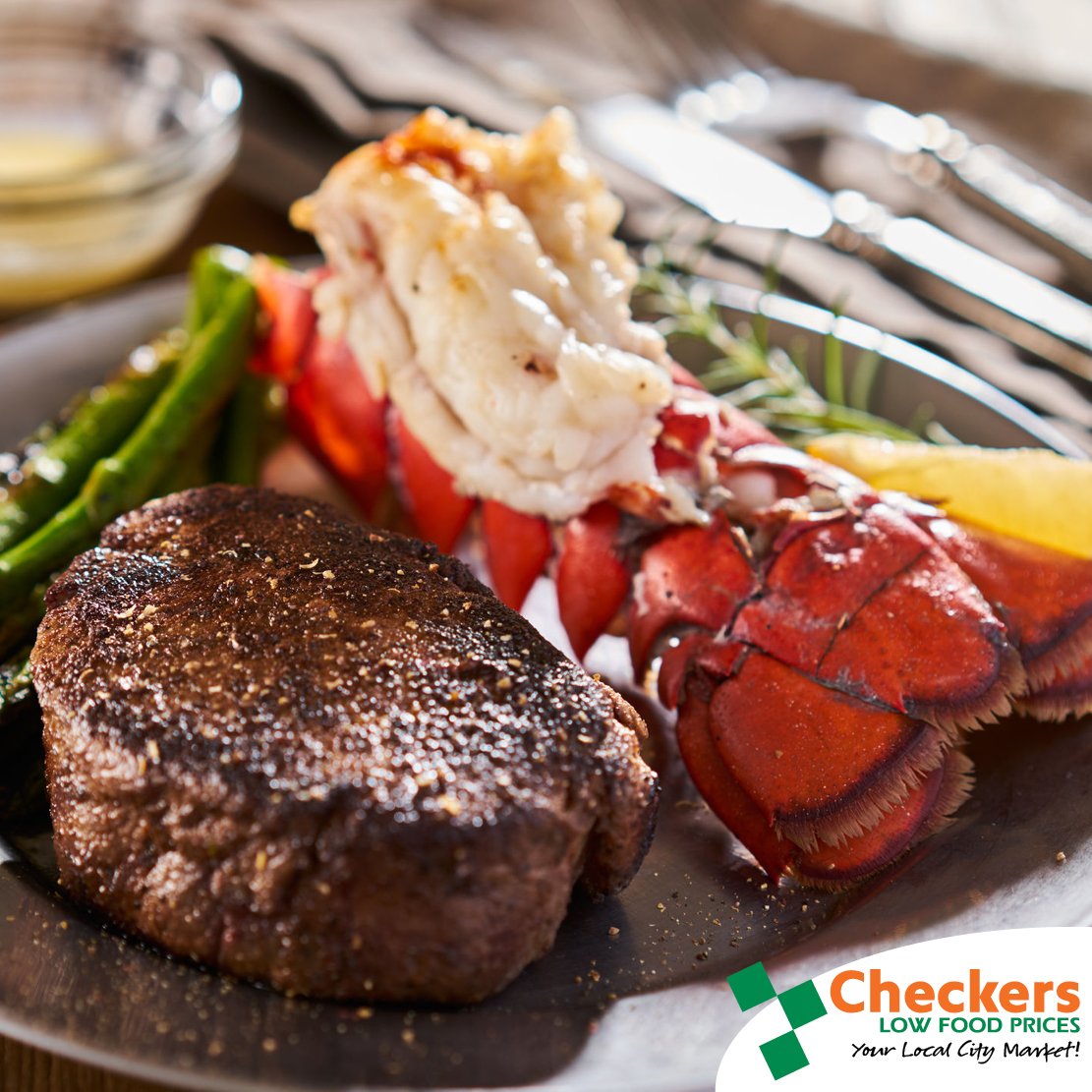 CheckersFoods's tweet photo. Treat yourself this weekend! We've got 2 Count Cold Water Lobster Tails on sale, just $9.98 😍
Prices valid 2/7-2/13. View the full weekly ad at https://t.co/UJsDjqqMJH https://t.co/m2wUIAQcoI