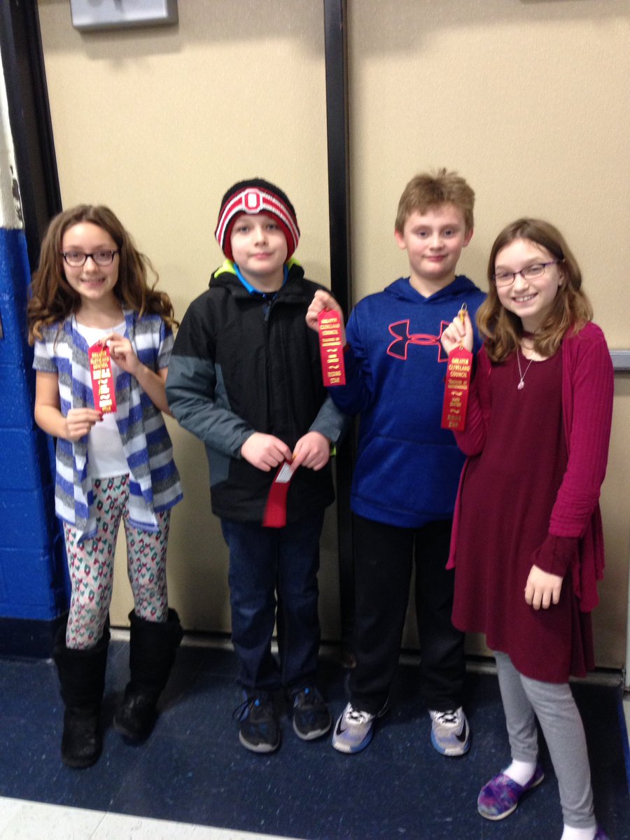 kbecks26's tweet photo. Huntington's Brain Flash team-Red Ribbon Winners at GCCTM math competition! So proud of you! #BrunswickPRIDE https://t.co/dl45OQzQFJ
