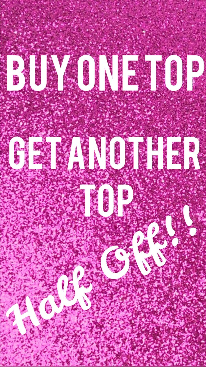 Today only!! 💗💋Just cause we love y’all! 😘 Come shop with us!!
