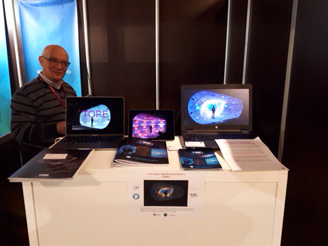 SeverineCasalis's tweet photo. Le #projet_SCV, la plate forme #EquipexIrDive et l'espace de réalité virtuelle TORE présents au #salonVirtuality à Paris ce week end. Beau succès! https://t.co/LTNpwT3wqw