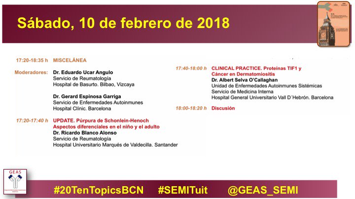 UMAS_SONESPASES's tweet photo. #20TenTopicsBCN #SEMITuit

Recta final del Ten Topics 2018 https://t.co/qdiSMjZDwy