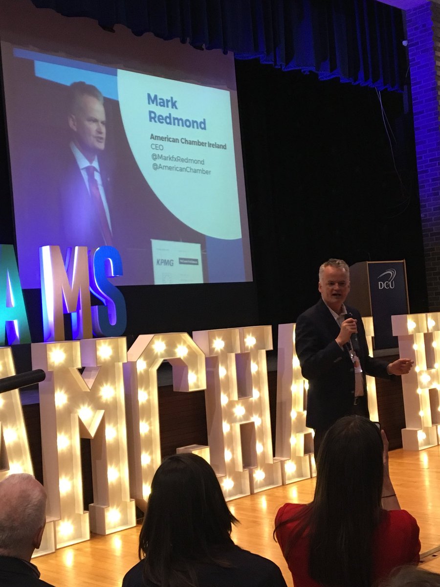 AmericanChamber's tweet photo. Ireland is about the “diversity of workforce matched by the equality of opportunity” @MarkFXRedmond #AmChamHackers https://t.co/yMO597PbzJ