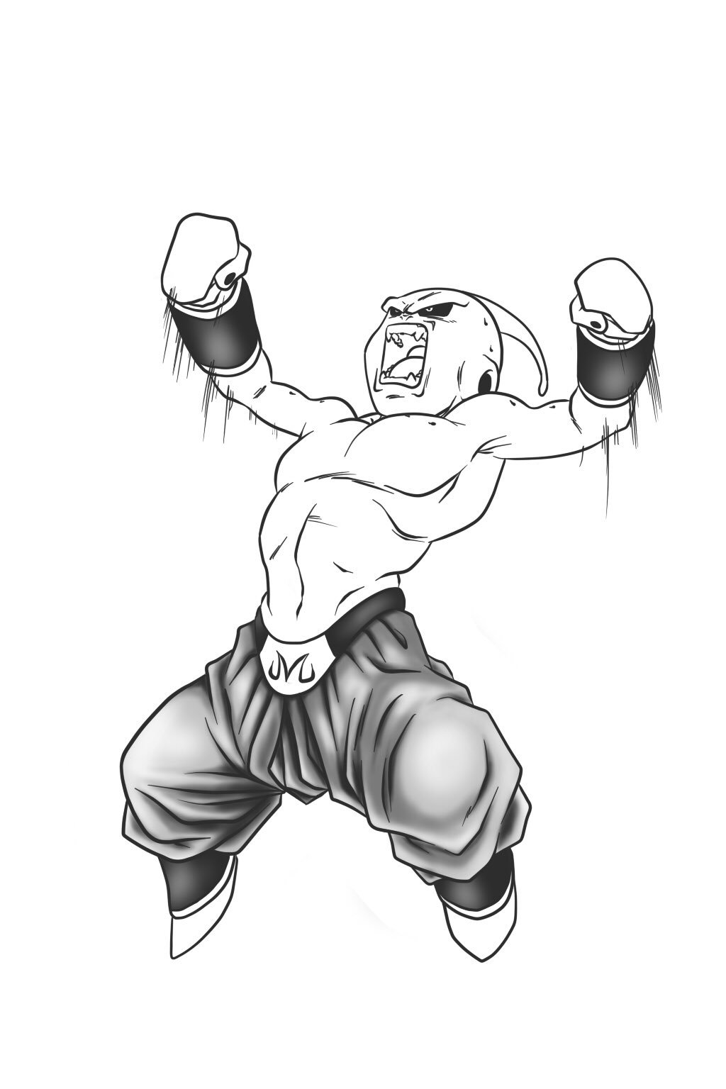 神速の鷹 Pa Twitter ドラゴンボールイラスト 魔神ブウ 純粋 完成 Dragonballart Dragonball ドラゴンボール 魔神ブウ純粋 ブウ 神速の鷹