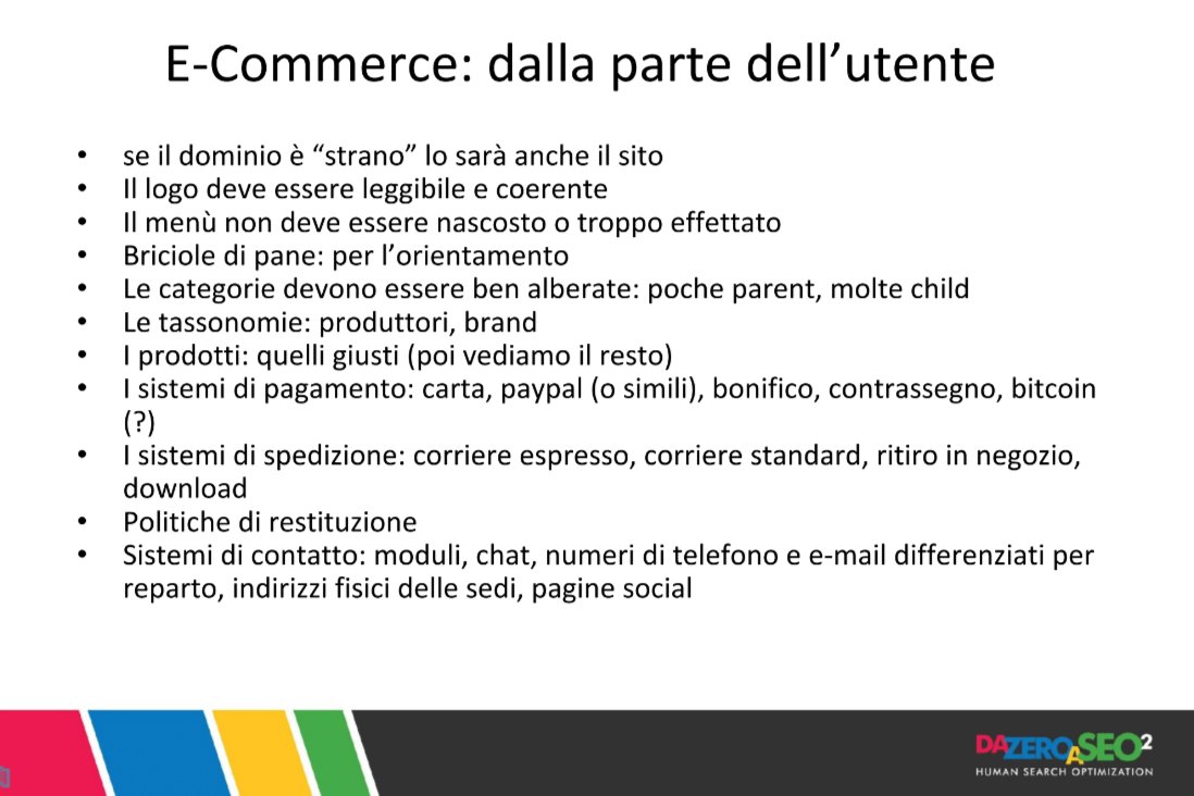 framino's tweet photo. In un E-commerce l'esperienza dell'utente è fondamentale! #dazeroaseo https://t.co/NHVRI1OEbJ