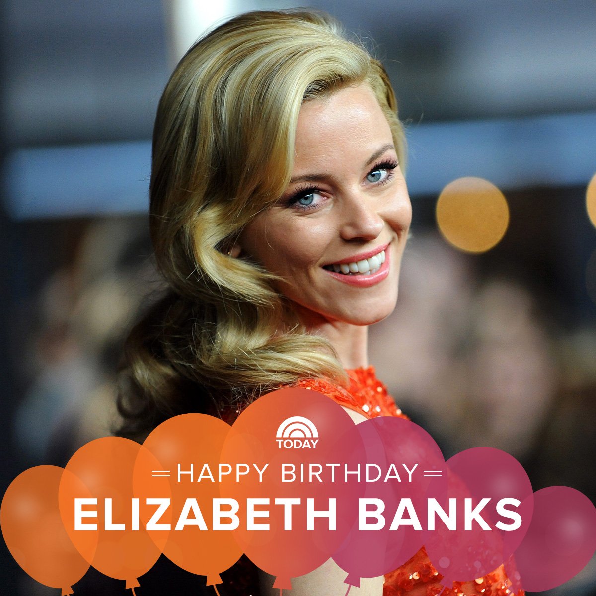 Happy Birthday, Elizabeth Banks!  