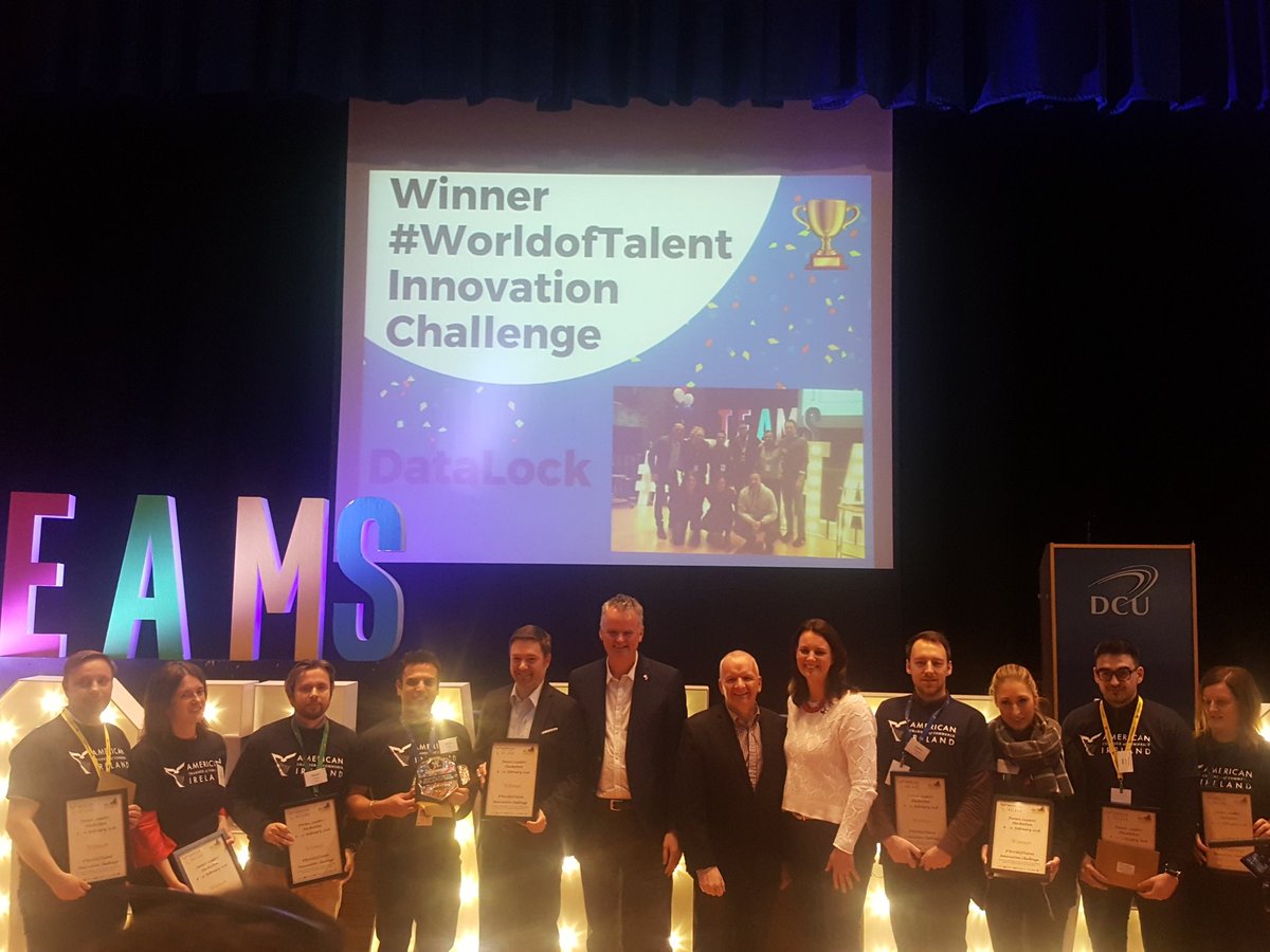 ciarakeating3's tweet photo. Winner winner Data Lock #AmChamHackers https://t.co/W16YYHsDNr