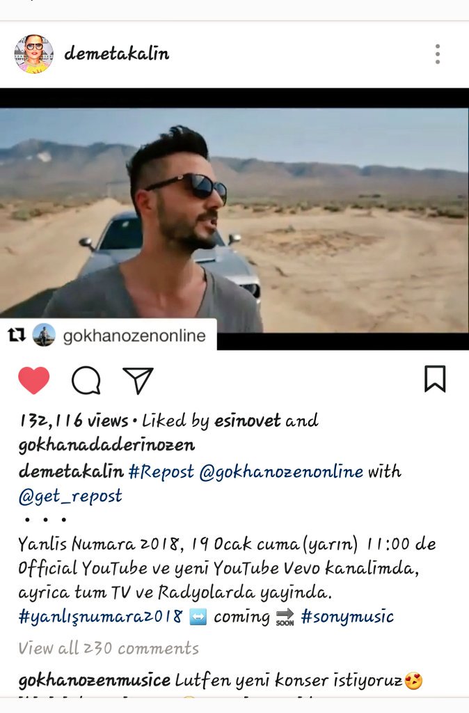 Gokhanozenfp's tweet photo. #GokDem 😍😎umarim yeni konser&Duet var!❤
#YanlisNumara
@DemetAkalin @gokhanozen https://t.co/PqUpOxVWb4