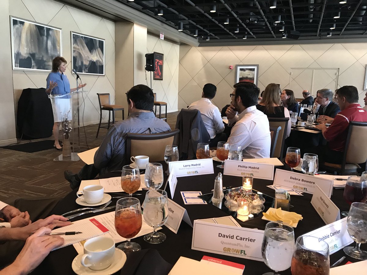 quantumflo's tweet photo. QuantumFlo is in attendance at the @GrowFL Leaders Luncheon in Tampa. We are proud to be a 2014 Alumni of the Florida Companies to Watch! #gowiththeflo #Quantumflo #GrowFL https://t.co/313YRAiklC