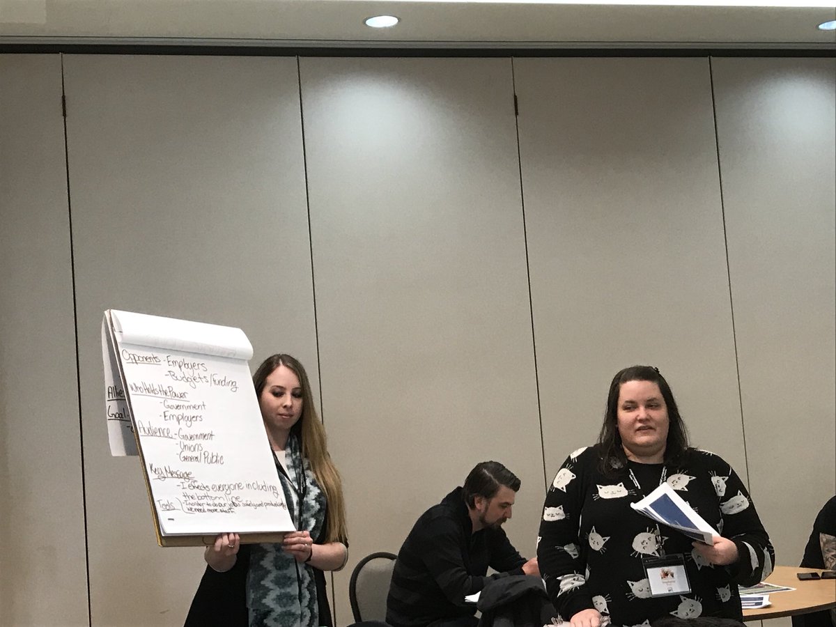 Gr8 weekend at <a href="/MFLabour/">Manitoba Federation of Labour</a> event with Young members. Interactive sessions &amp; awesome presenters! #mbpoli #canlab