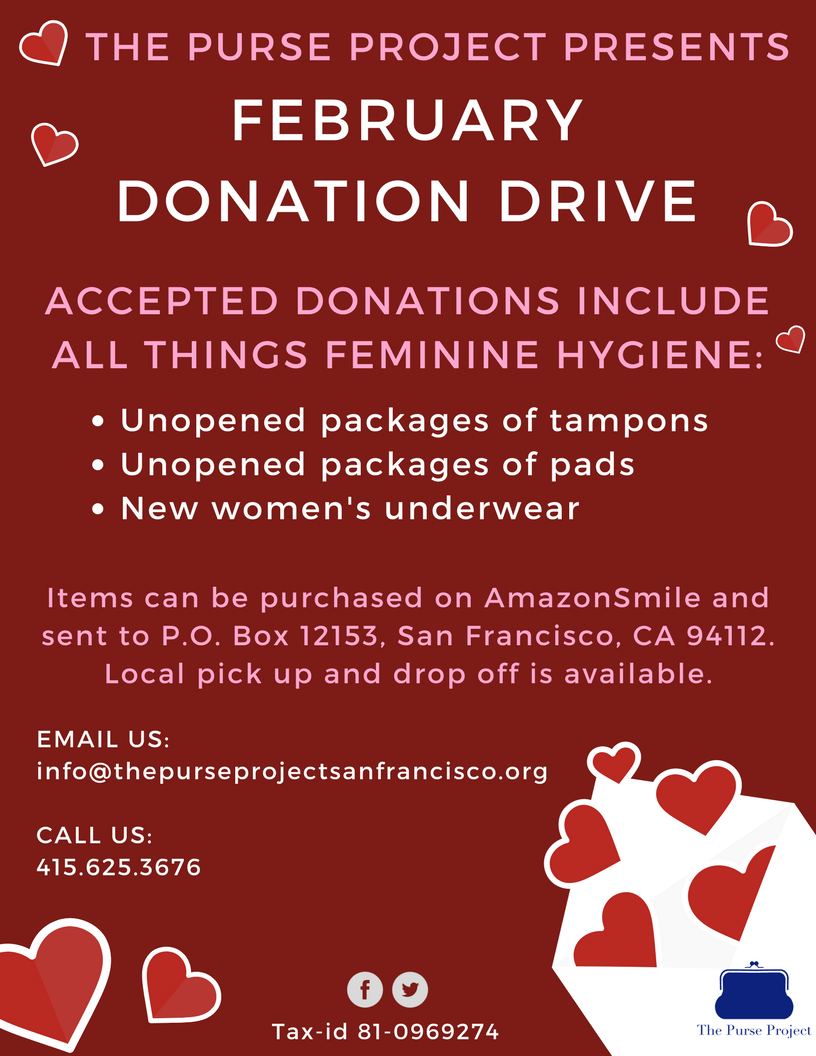 PurseProject_SF's tweet image. #donation #SanFrancisco #community #nonprofit #Giving #February
