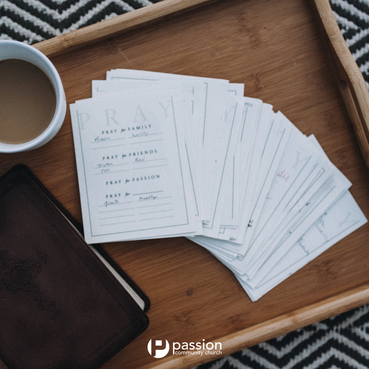 allchurchcincy's tweet image. Over the past few weeks, the pastoral staff of Passion has prayed over each and every one of these cards, bringing your names and prayer requests to Jesus. Let’s lift each other up in prayer this year, praying humbly, consistently, and expectantly. #pray #passionwoty