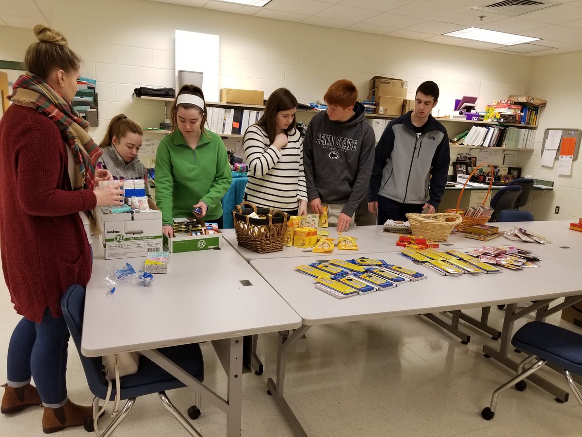Wrapping up #FBLAWEEK by creating Chemo Care Kits for children fighting cancer.